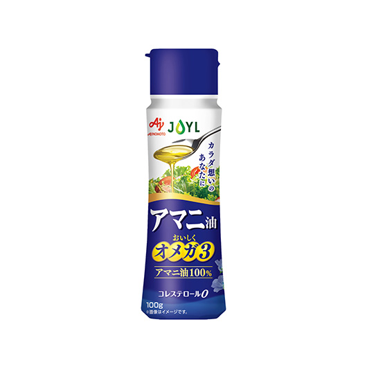 「AJINOMOTO アマニ油」 １００ｇ鮮度キープボトル
